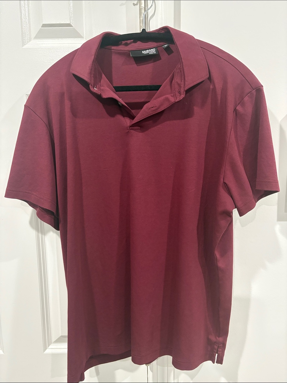 Murano Men's Maroon Polo Shirt XL
